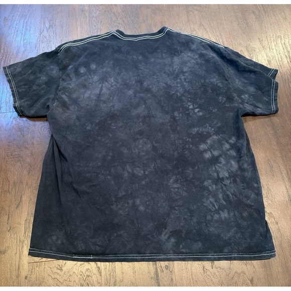 Liquid Blue Grateful Dead Gray Rainbow Spiral Dancing Skeletons Band T Shirt‎ - Picture 4 of 4